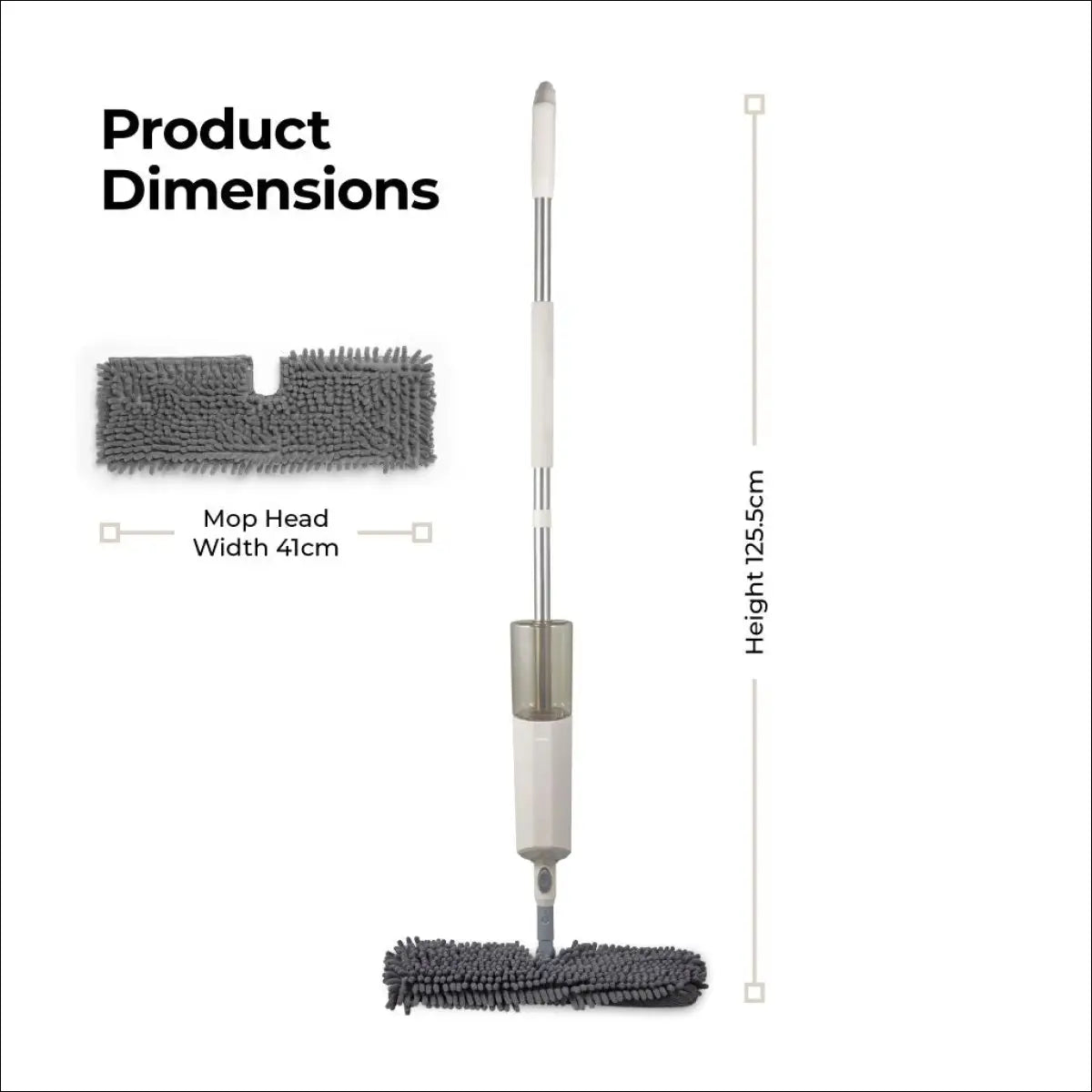 Multi-surface spray mop