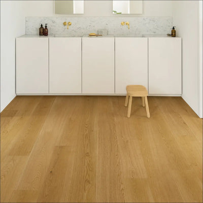Quick Step Cascada Natural Oak Extra Matt Waterproof Engineered Wood Flooring CASC6032 Interior Utility Room