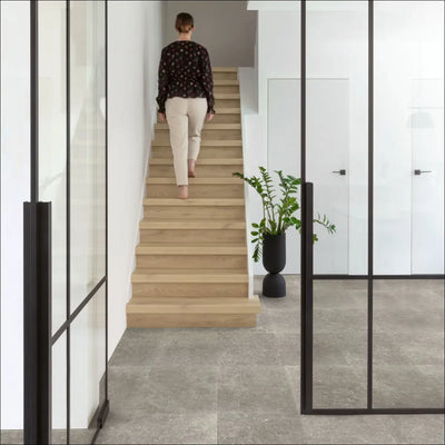 Quick Step Classic Raw Oak Laminate Flooring Interior Staircase