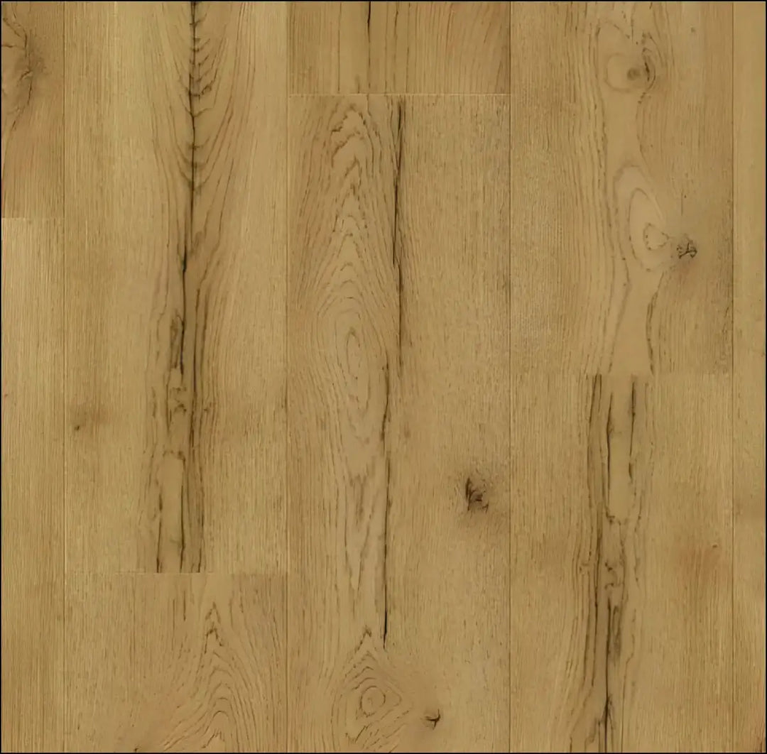 Balterio immenso laminate sunset crater oak imm61044 with light oak hardwood flooring and natural wood grain pattern