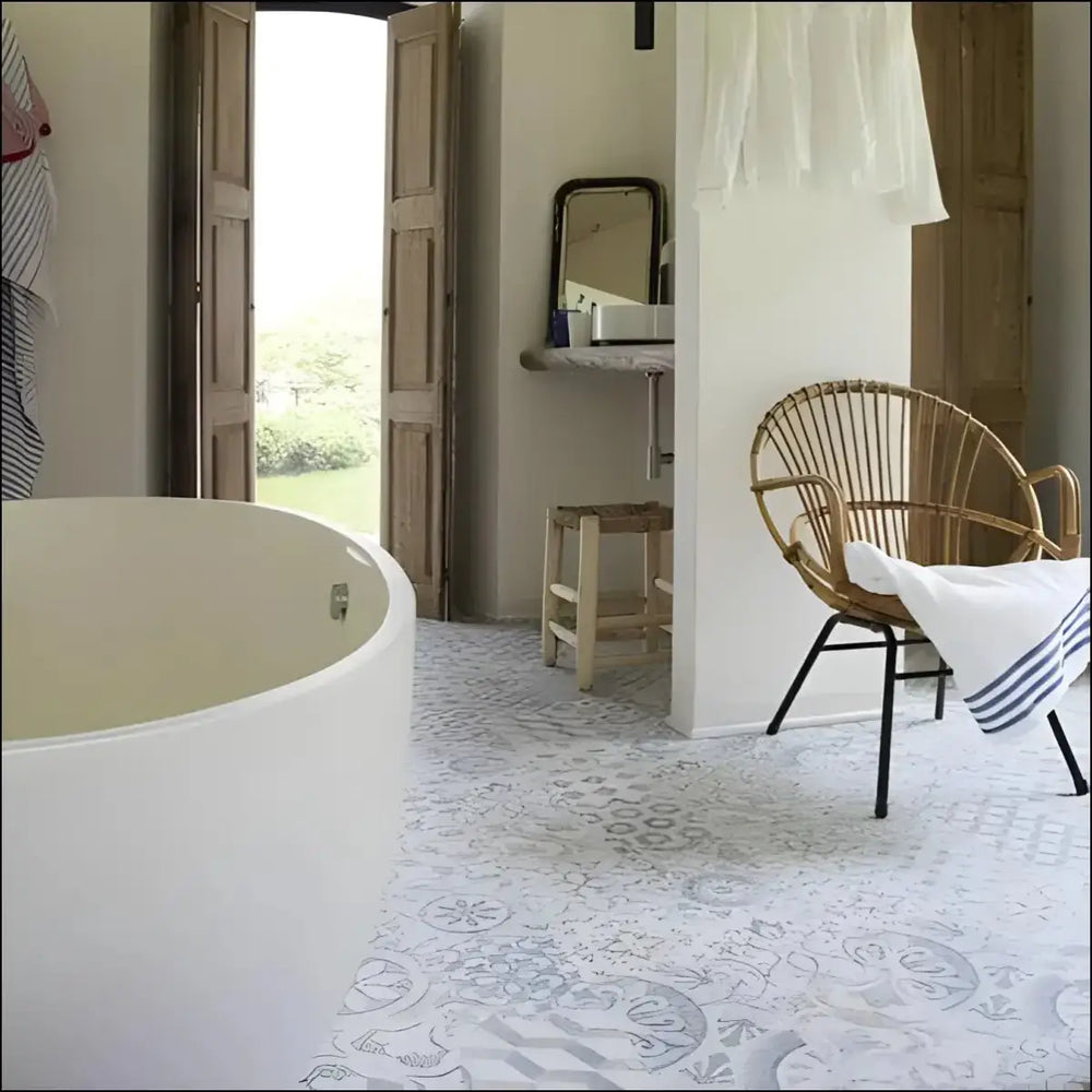 Berry alloc ocean laminate flooring retro chic blue grey