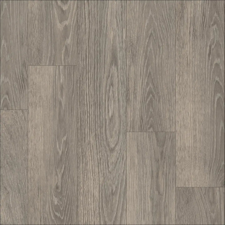 Caspien sheet vinyl flooring with felt backed realistic wood gray wood grain texture and natural tone variations