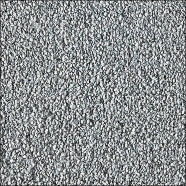 Gray decadence soft touch saxony carpet with plush comfort and a dense pebbled textured surface