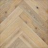 Elka engineered wood herringbone whitewashed oak