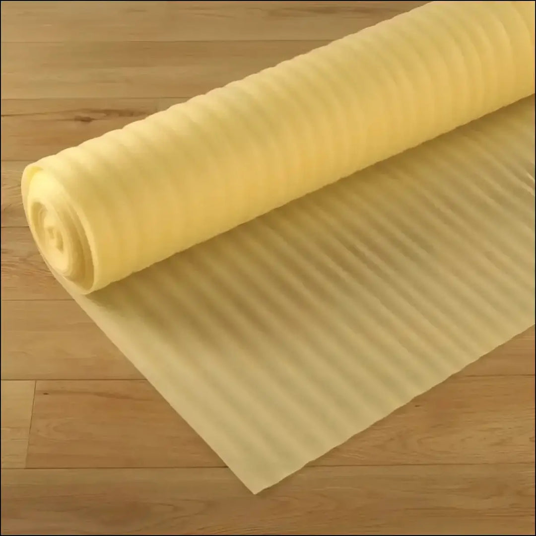Pale yellow ribbed fabric roll with soft texture for elka lay underlay perfect as a lay underlay material