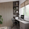 Feature wall panel natural oak