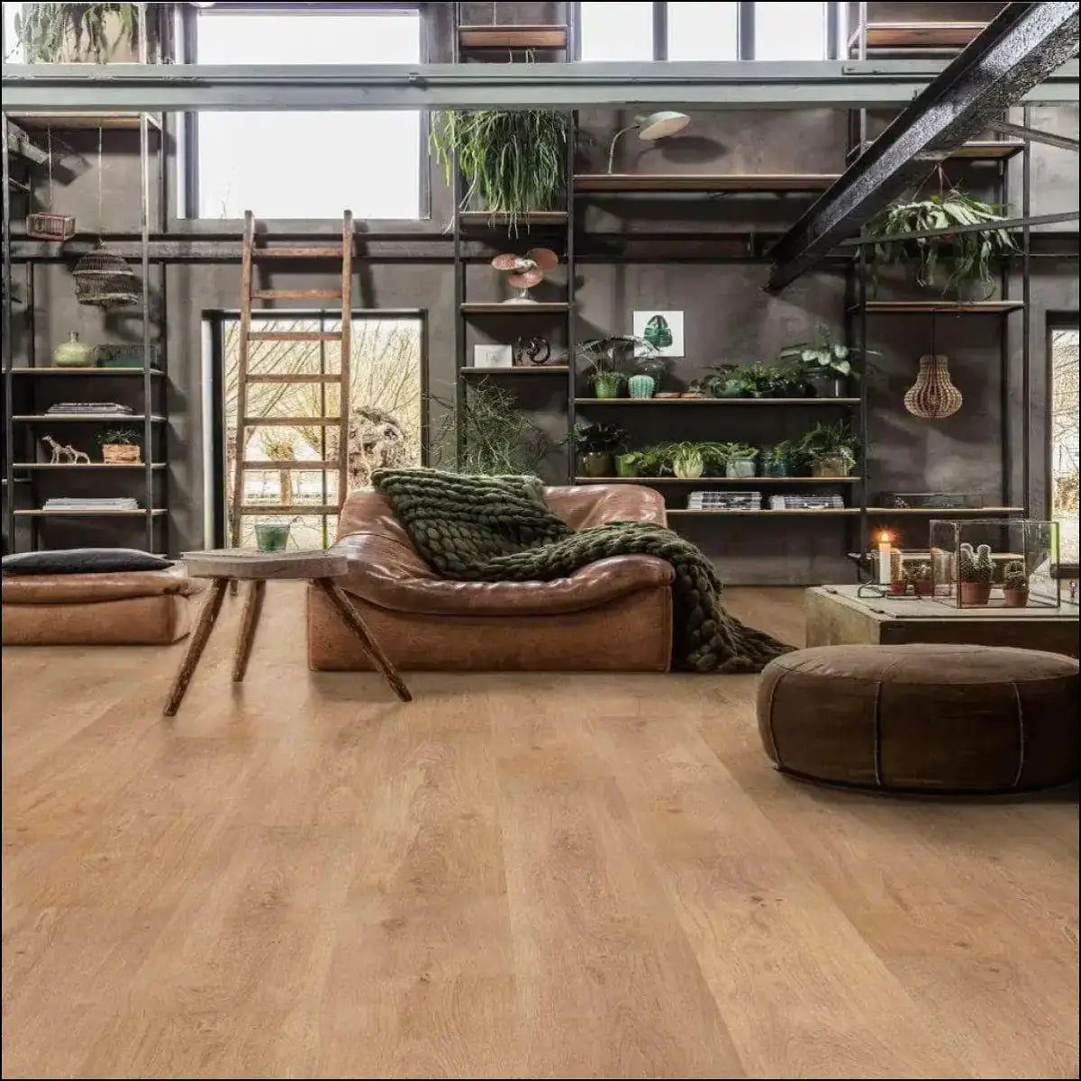 Floorify long planks luxury vinyl flooring cognac f019