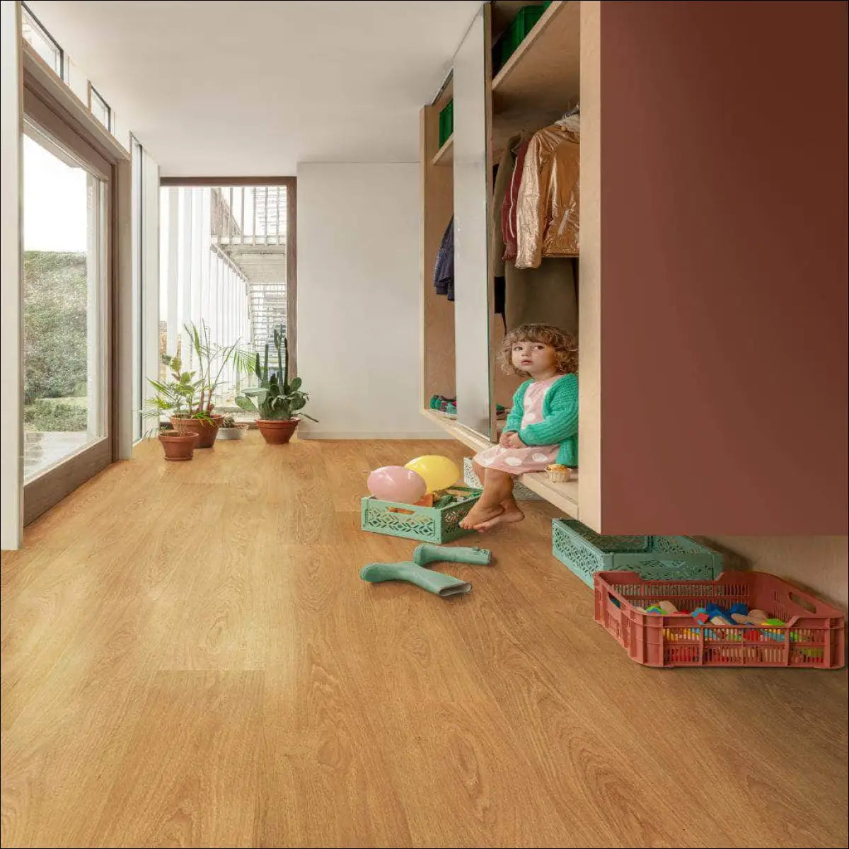 Floorify long planks luxury vinyl flooring honey f025