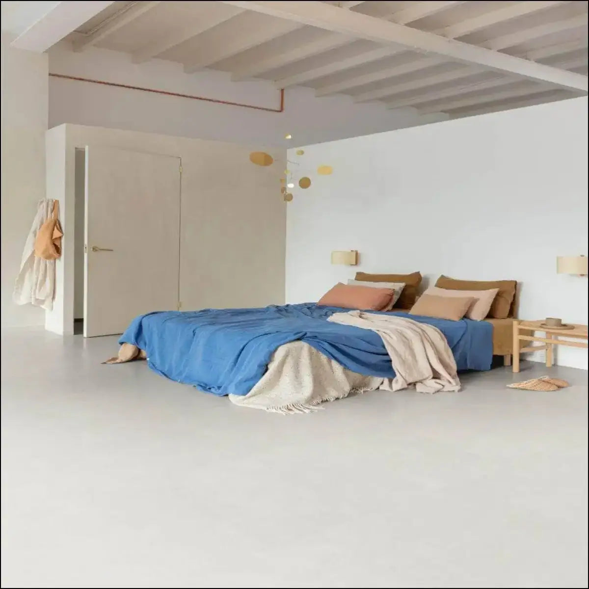 Floorify small tiles vinyl flooring coquille f529