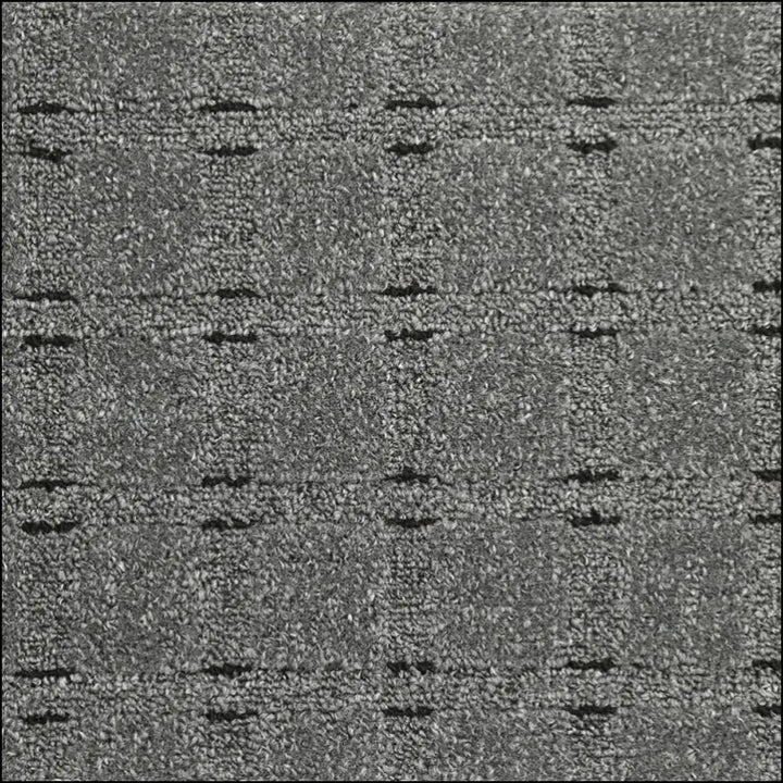 Gray impala loop carpet with subtle woven pattern and 5mm pile height perfect for stylish flooring