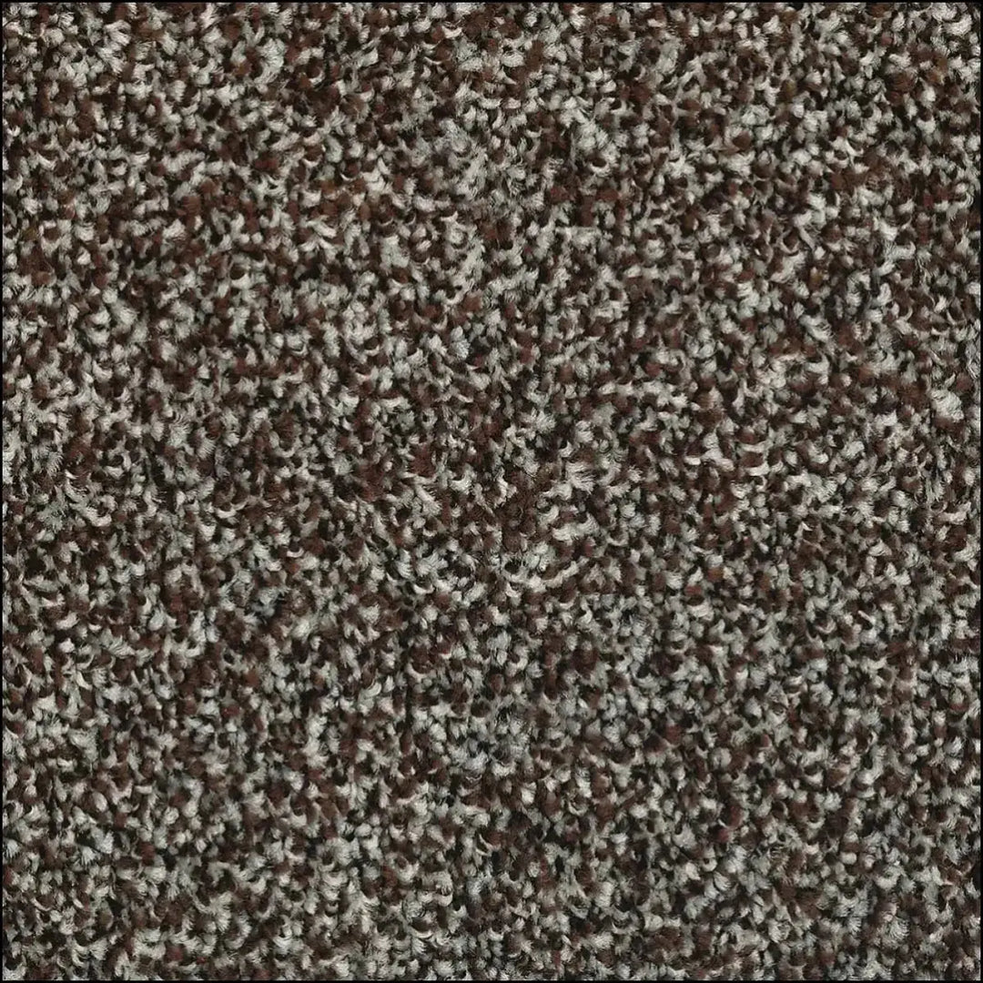 Brown and gray speckled textured luxurious saxony carpet available for free sample at warrington showroom