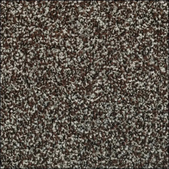 Brown and gray speckled textured luxurious saxony carpet available for free sample at warrington showroom