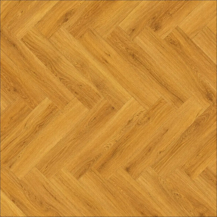 Premium 12mm Herringbone Laminate Cedar Oak Top Shot
