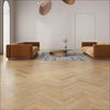 Premium 12mm herringbone laminate sandy oak