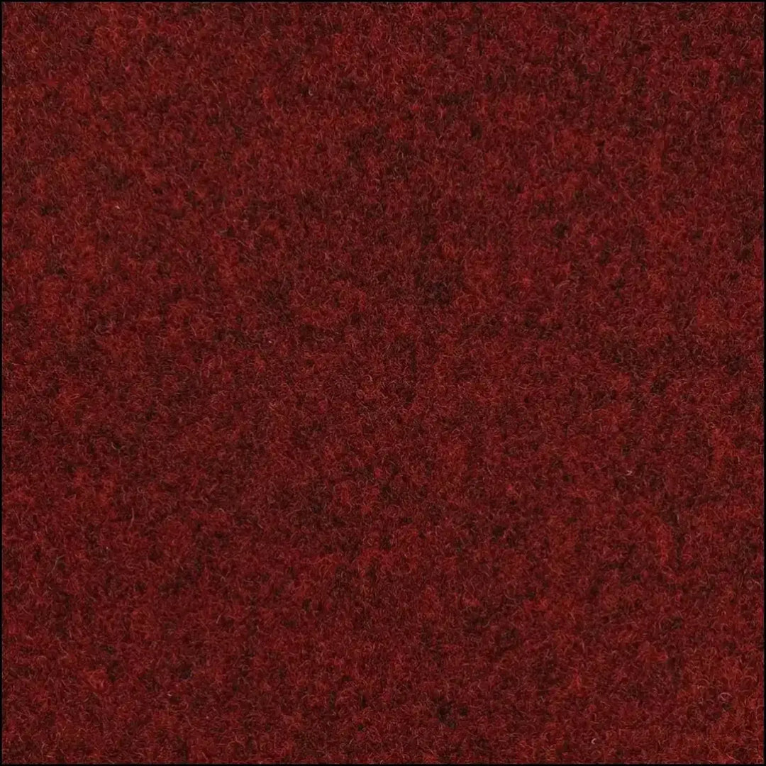 Deep red plush woolen primavera contract carpet with dense texture ideal for commercial spaces with gel backing