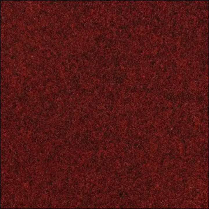 Deep red plush woolen primavera contract carpet with dense texture ideal for commercial spaces with gel backing