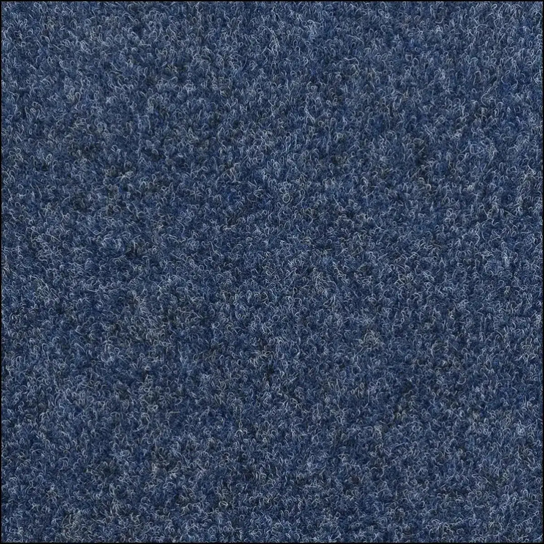 Deep blue primavera contract carpet with plush looped pile and gel backing ideal for commercial spaces