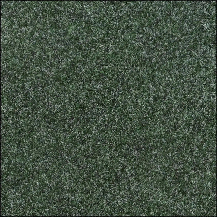 Dark green primavera contract carpet with dense textured turf and subtle white fibers for commercial spaces with gel backing