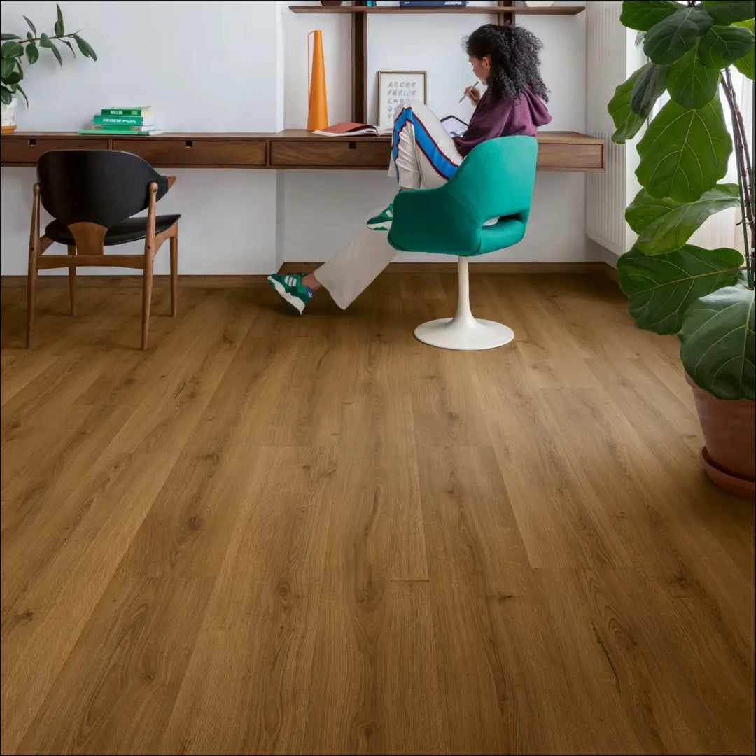 Quick Step Bloom Botanic Caramel Oak Luxury Vinyl Flooring AVMPU40315