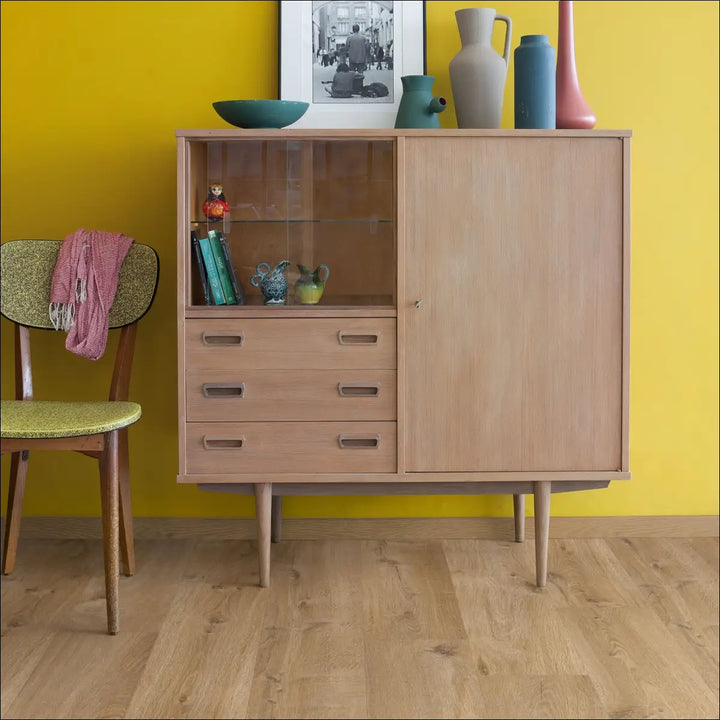 Quick Step Bloom Cotton Oak Natural Luxury Vinyl Flooring | AVMPU40104 Side Board