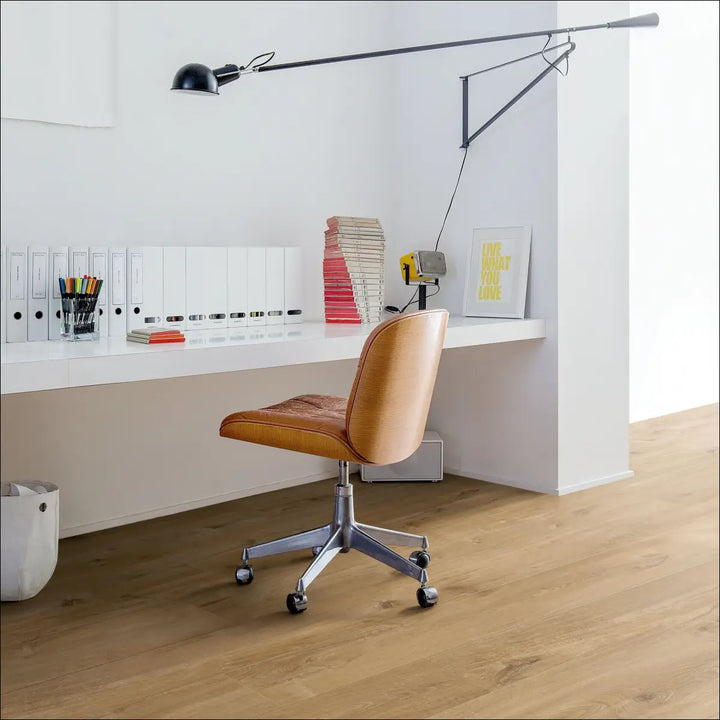 Quick Step Bloom Cotton Oak Natural Luxury Vinyl Flooring | AVMPU40104 Office