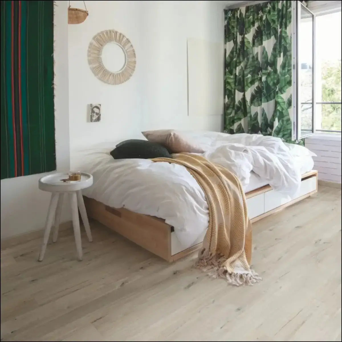 Quick-step bloom vinyl cotton oak white blush