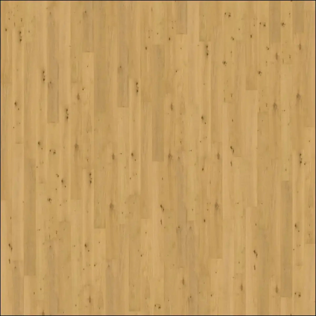 Light-colored quick-step cala pure oak extra matt hardwood floor with smooth polished finish and natural wood grain patterns