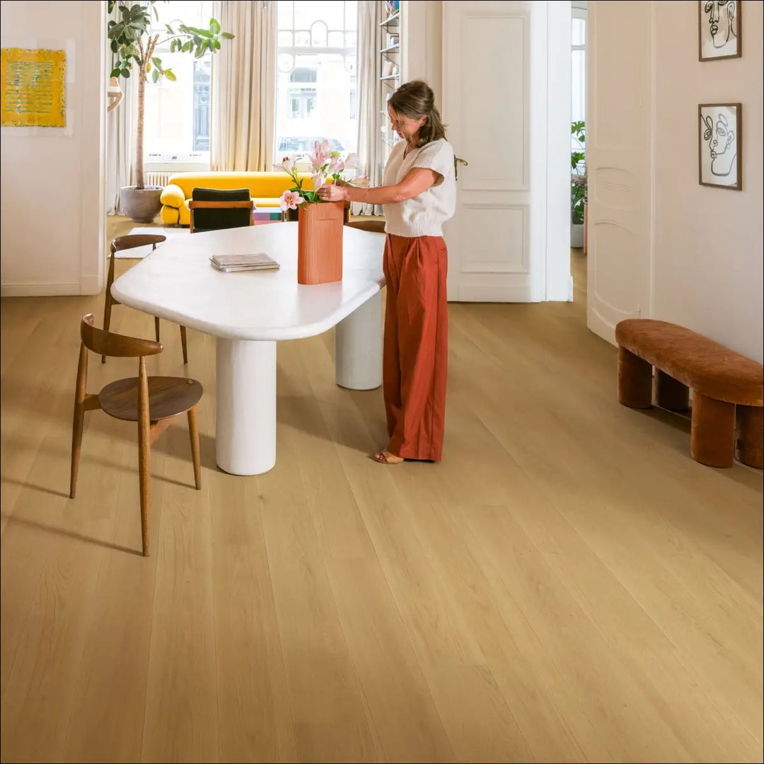 Quick Step Cascada Leather Oak Extra Matt Engineered Wood Flooring CASC6029