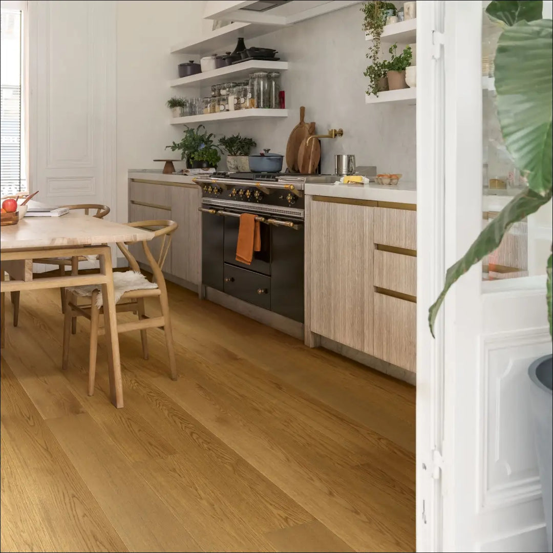 Quick Step Cascada Toffee Brown Oak Extra Matt Engineered Wood Flooring Interior