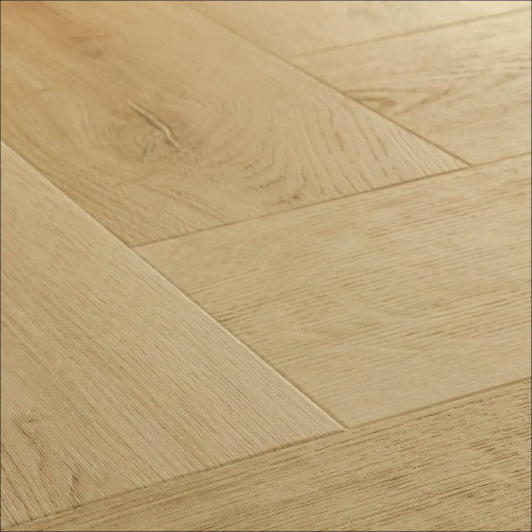 Quick Step Ciro Botanic Beige Herringbone Vinyl Flooring AVHBU40362 Grain Shot