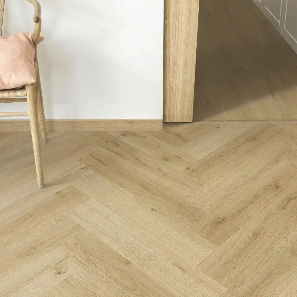 Quick-step ciro botanic beige vinyl parquet flooring