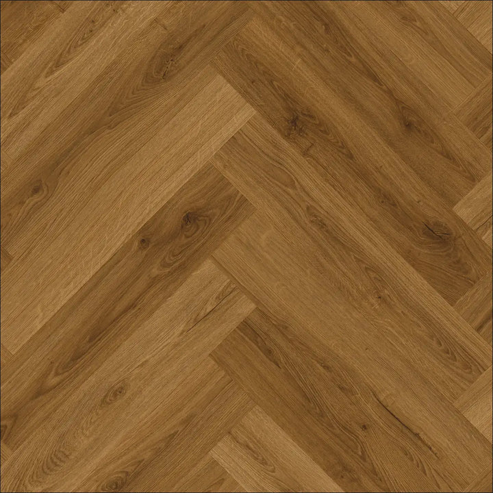 Quick Step Ciro Botanic Caramel Oak Herringbone Flooring AVHBU40364 Top Shot
