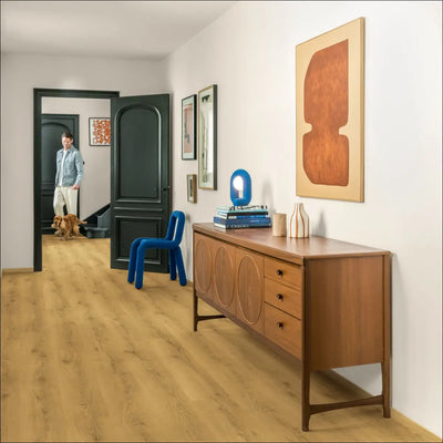 Quick Step Classic Light Classic Oak Laminate Flooring hallway