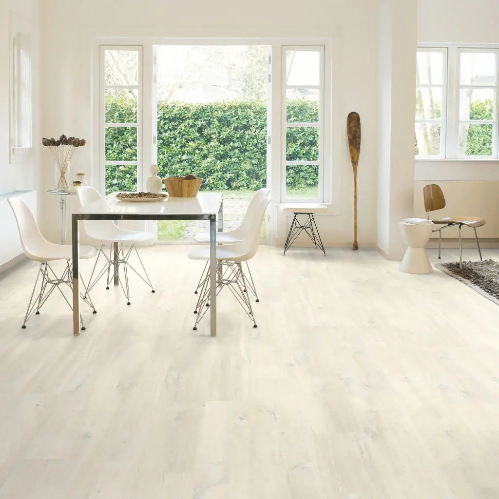 Quick step creo laminate flooring charlotte oak white