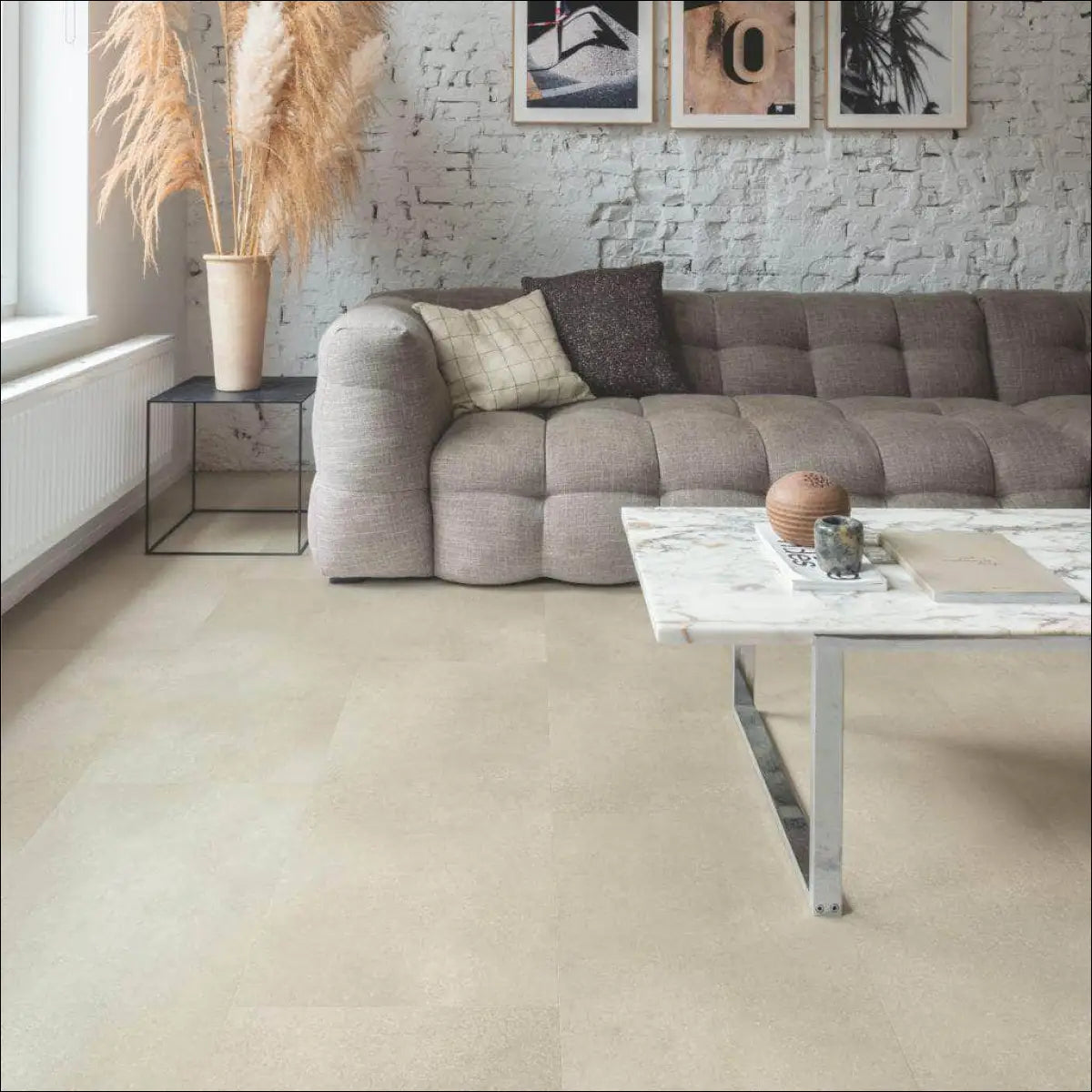 Quick step illume vinyl tile sandstone concrete