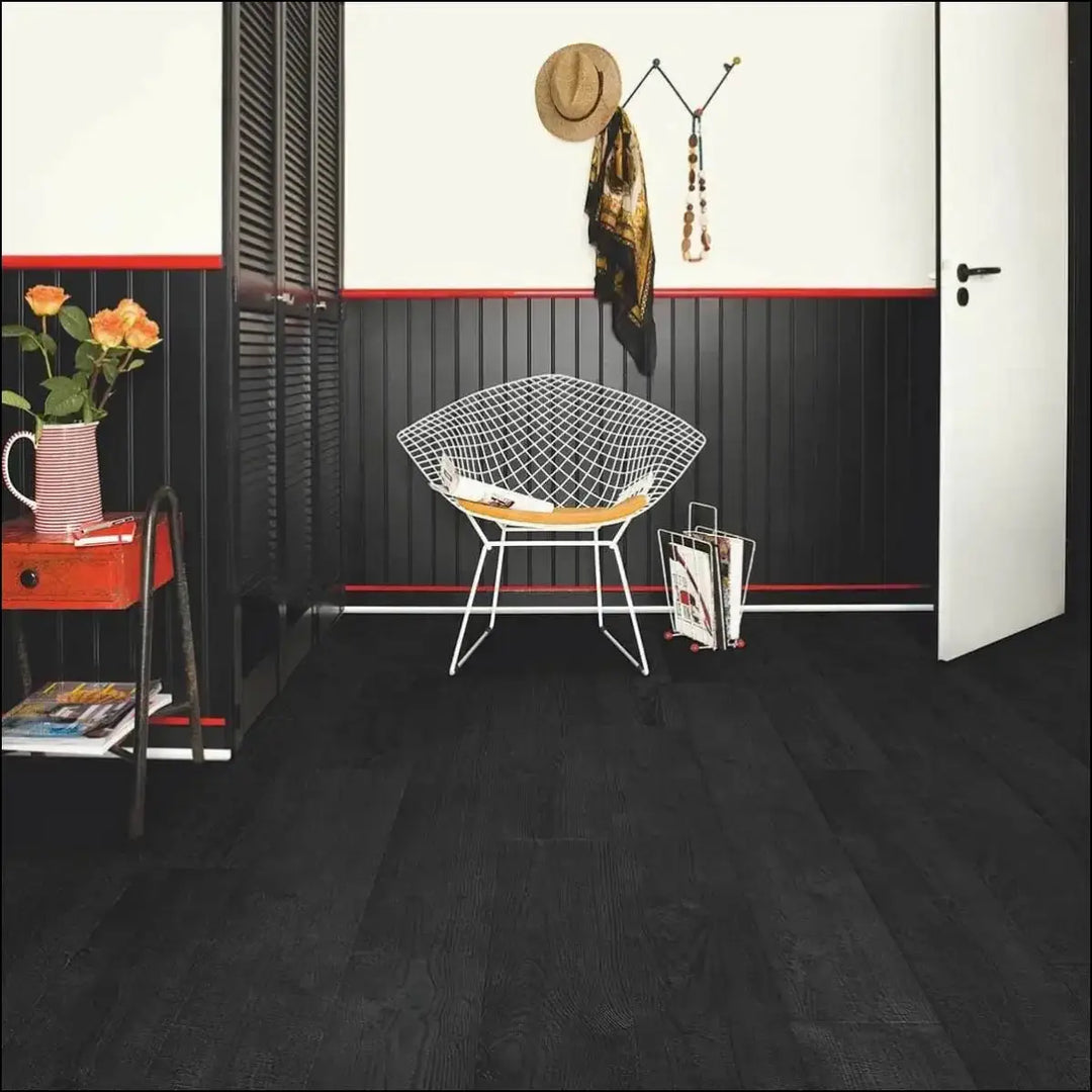 Quick step impressive laminate burned planks