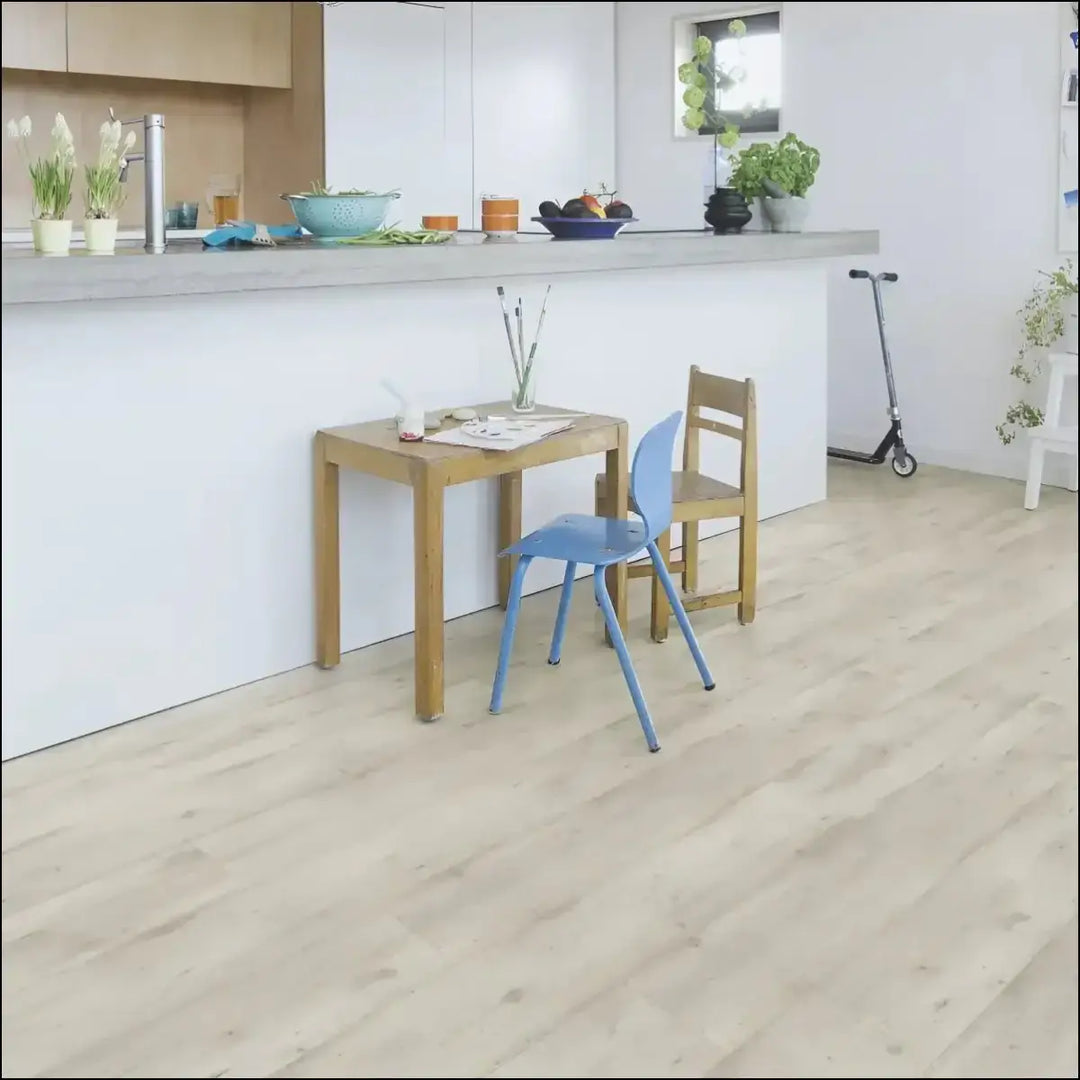 Quick step impressive laminate concrete wood light grey