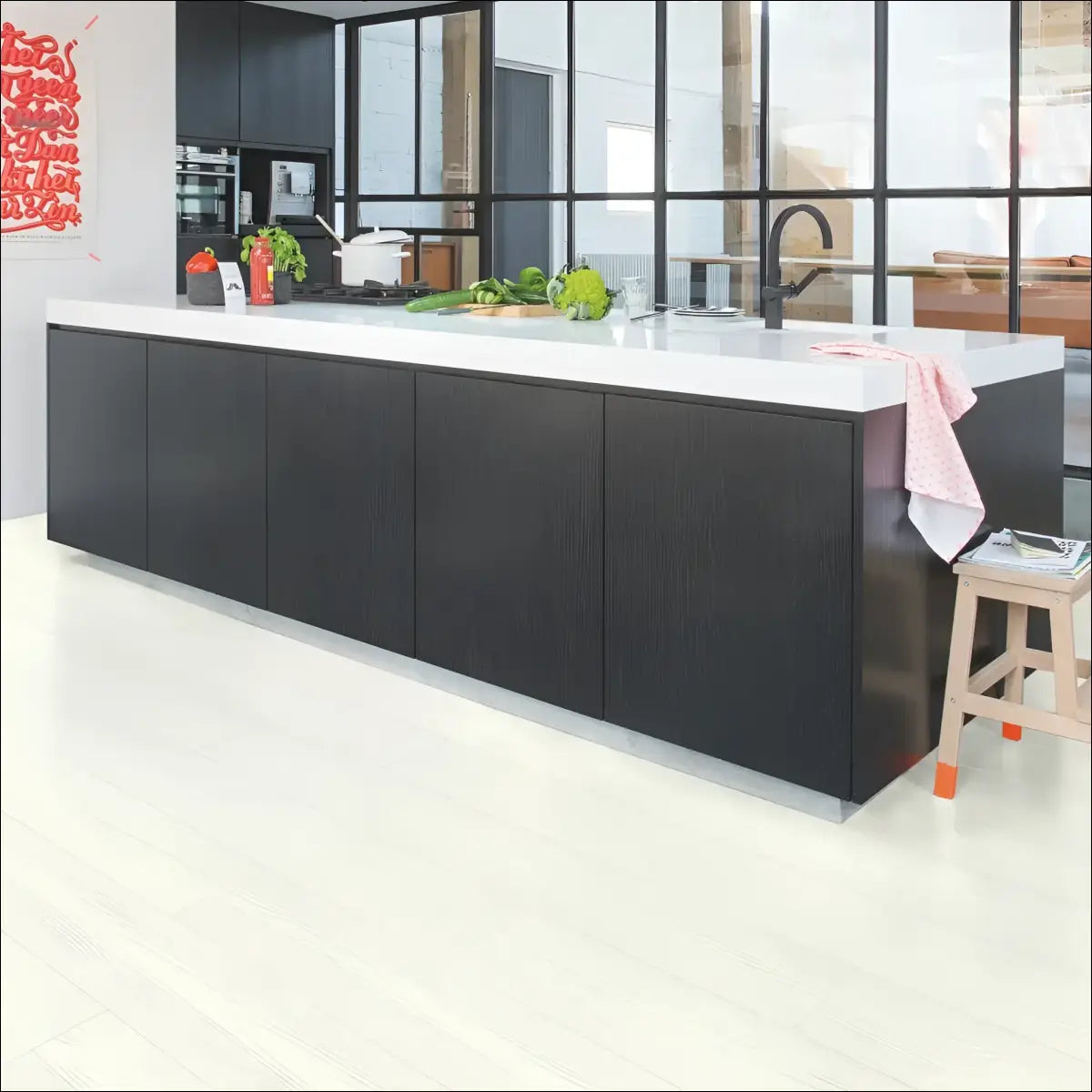 Quick step impressive laminate flooring white planks