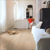 Quick step impressive laminate flooring white varnished oak