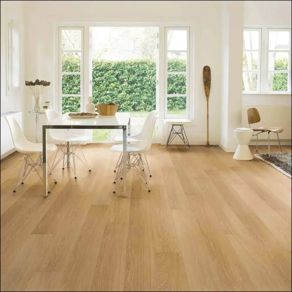 Quick step impressive laminate natural varnished oak