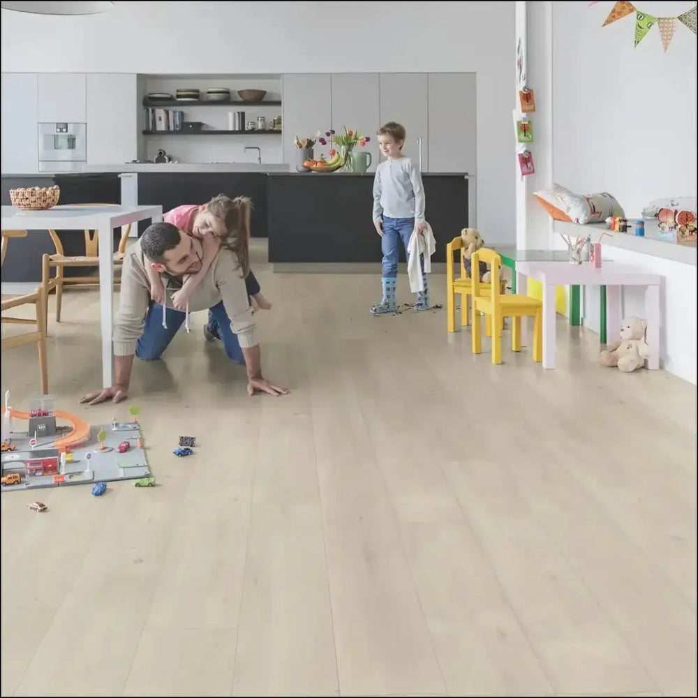 Quick step impressive laminate saw cut oak beige