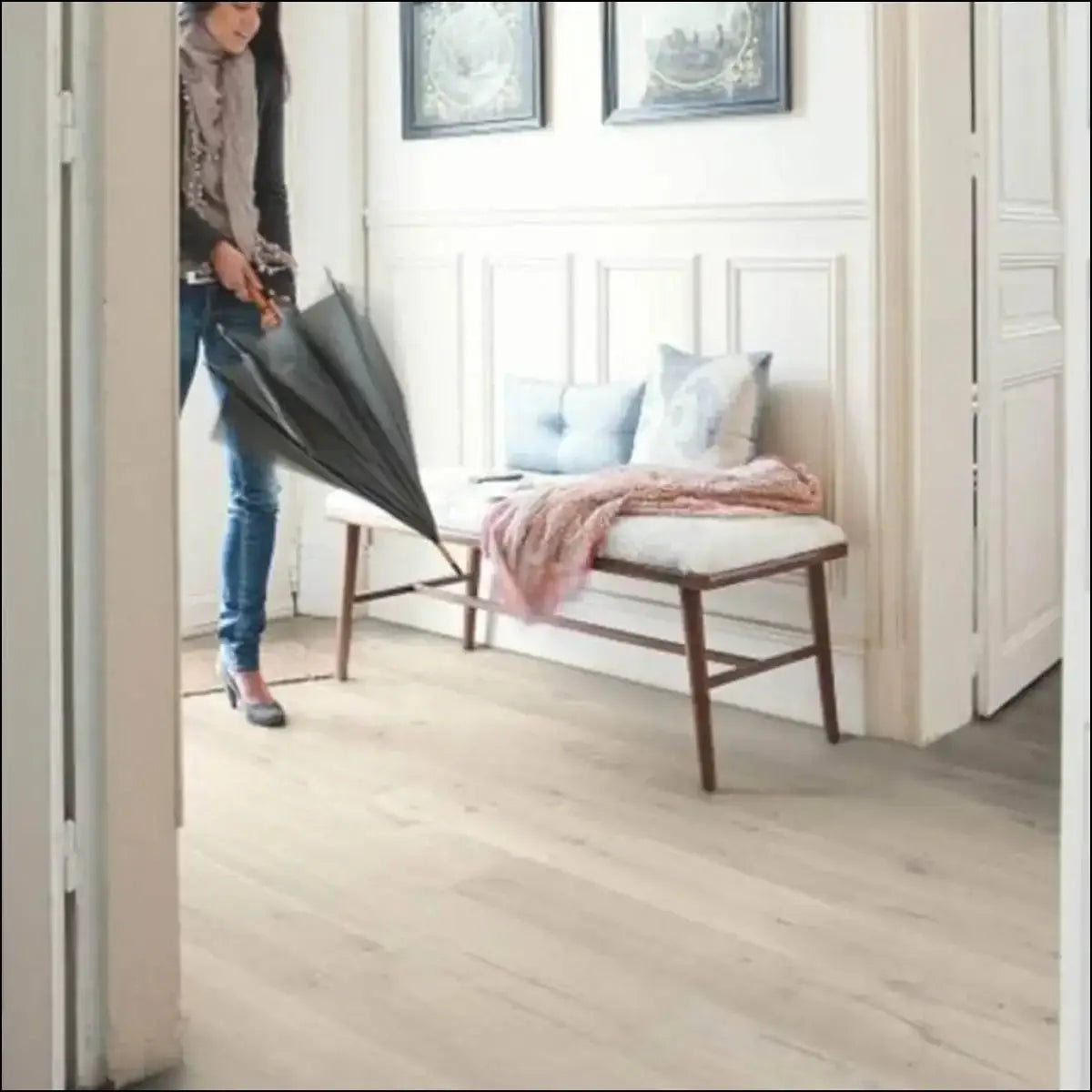 Quick step impressive ultra laminate soft oak light