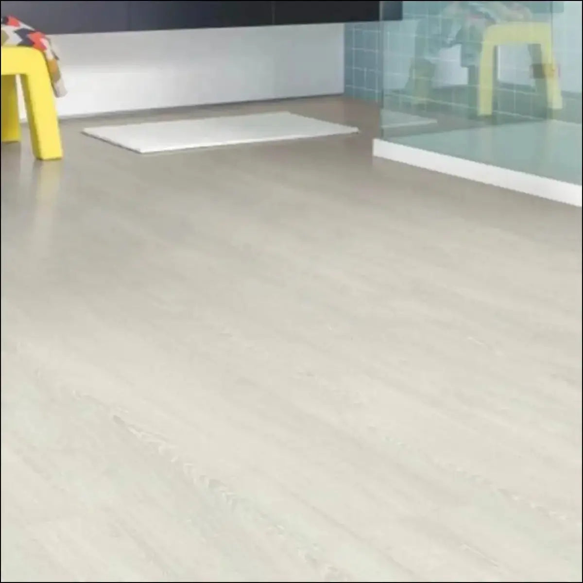 Light gray wood-grain laminate flooring from quick-step impressive ultra patina classic oak in classic oak light finish