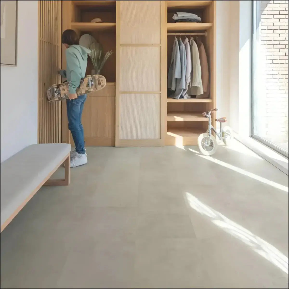 Quick step muse laminate grey concrete