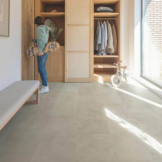 Quick step muse laminate grey concrete - flooring & carpet