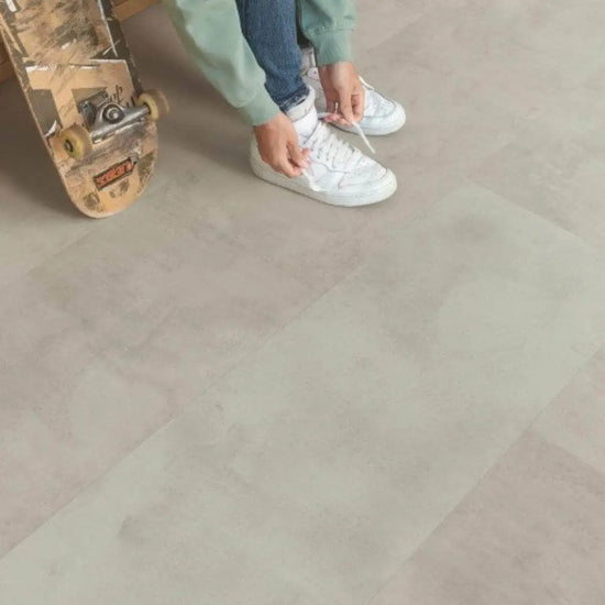 Quick step muse laminate grey concrete - flooring & carpet