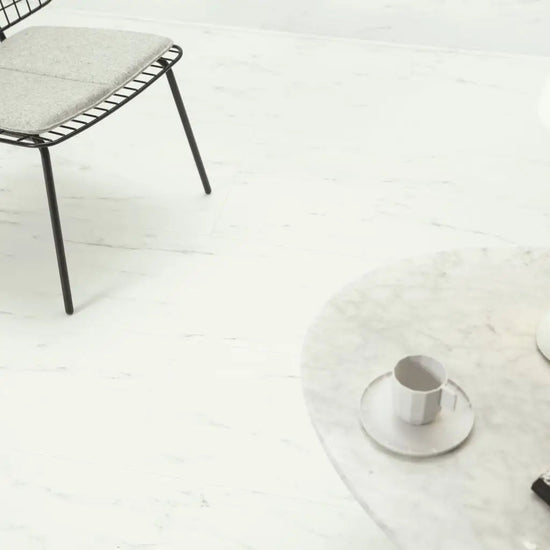 Quick-step oro vinyl tile white marble carrara