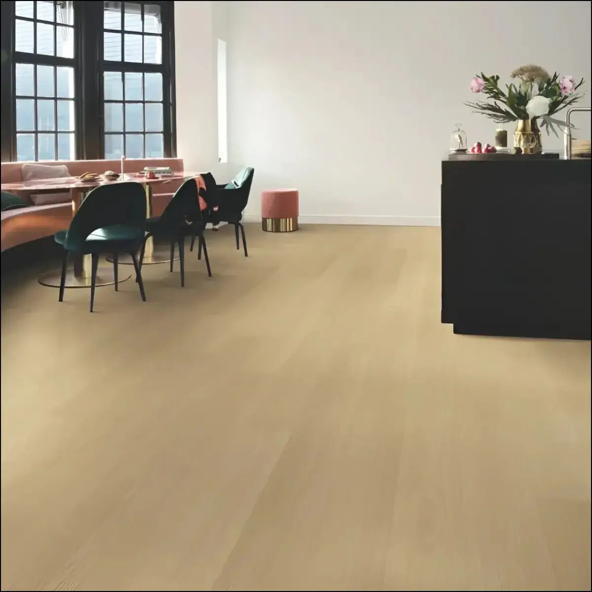 Quickstep capture laminate beige varnished oak
