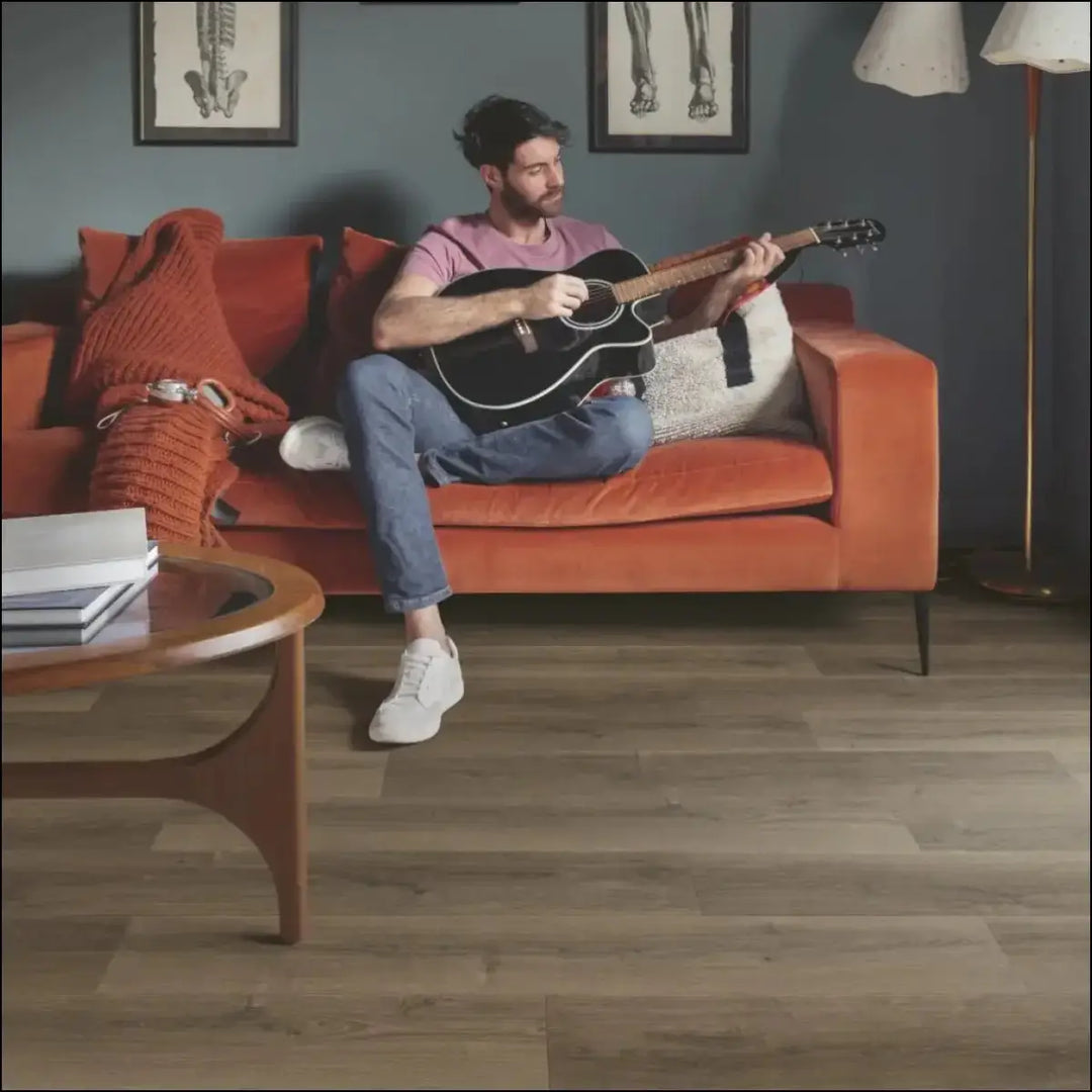 Quickstep capture laminate brushed oak brown