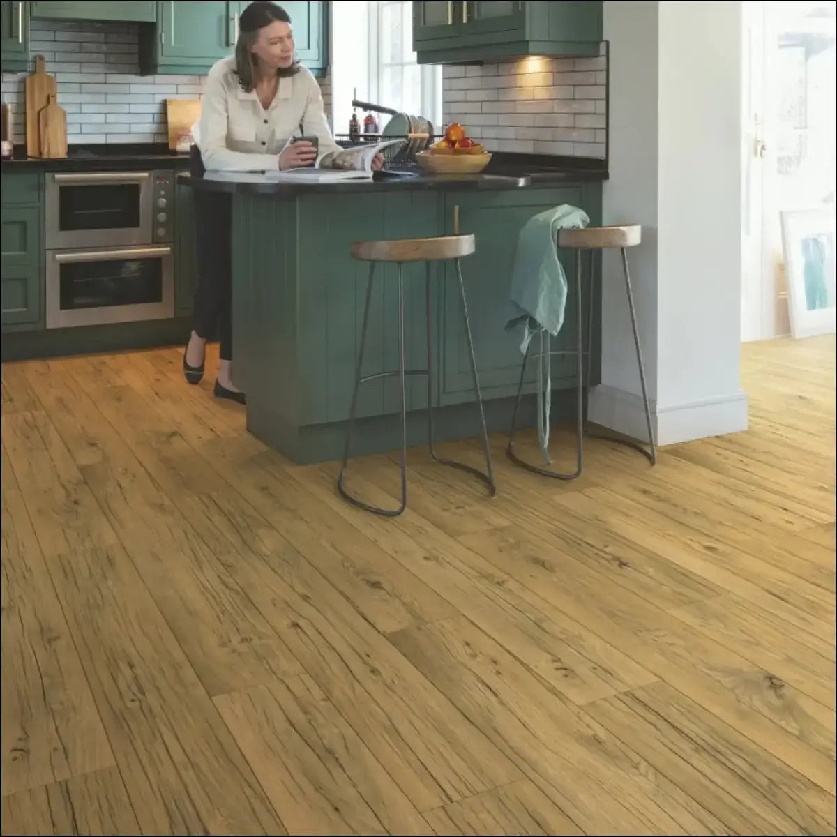 Quickstep capture laminate cracked oak natural